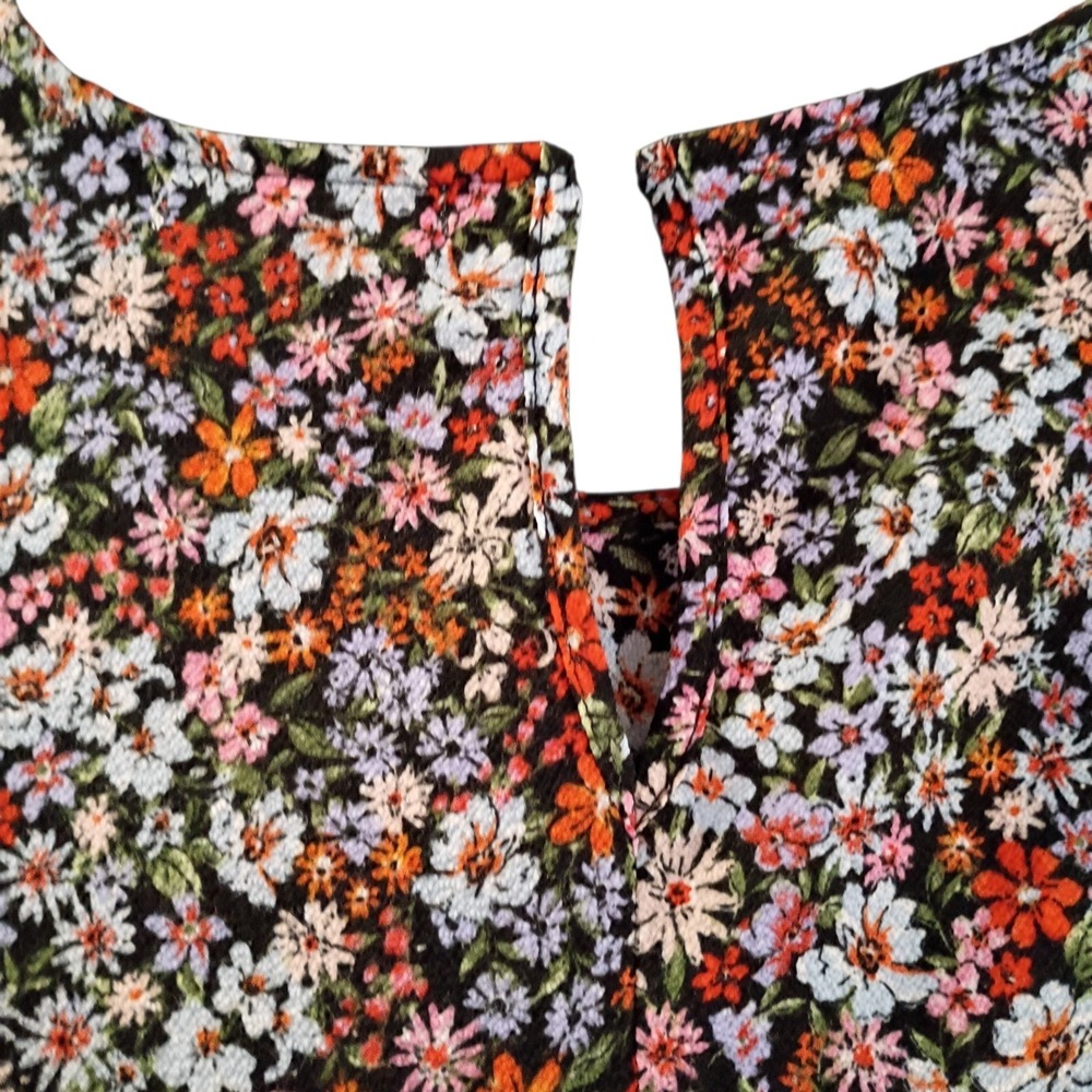 Stem Vine Women's Floral Flowers Pattern Blouse Top 3/4 Sleeve Size Large L EUC - Picture 3 of 6